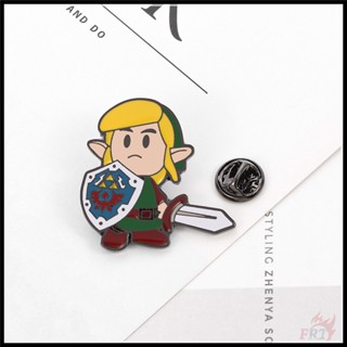 ★ เข็มกลัด The Legend of Zelda - Link ★ 1 ชิ้น เกมผจญภัย Doodle เคลือบ Pins กระเป๋าเป้สะพายหลัง กระดุมเข็มกลัด