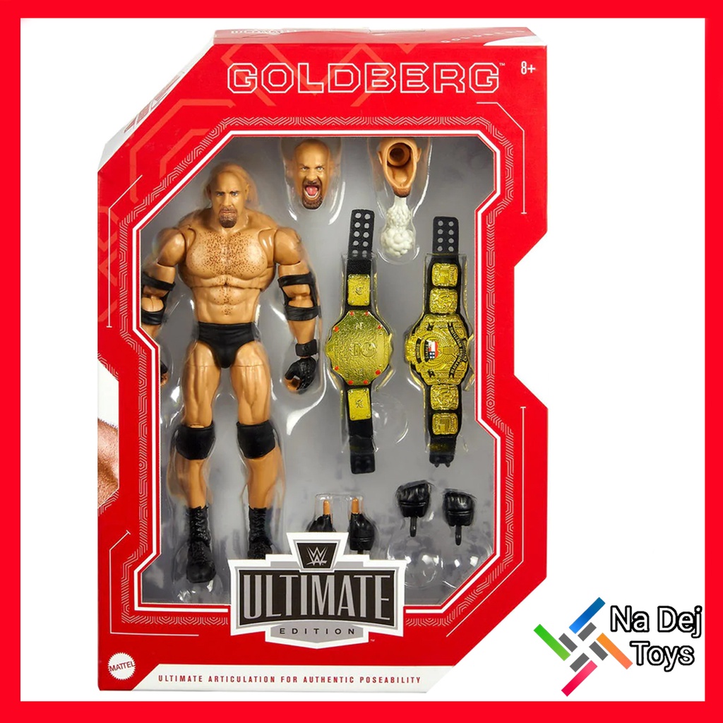 Mattel WWE Ultimate Edition Goldberg 6" Figure มวยปลํ้า อัลติเมท อีดิทชั่น โกลด์เบิร์ก ค่ายแมทเทล 6 นิ้ว