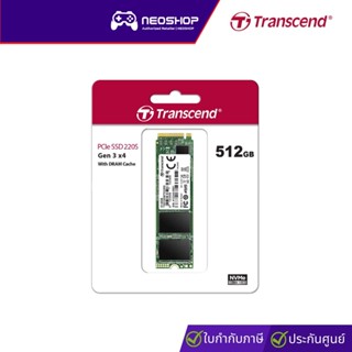 Transcend Internal MTE220S - PCIe NVMe. 512GB, M.2 2280, Gen3 x4, 3D TLC, Dram (TCN-TS512GMTE220S)