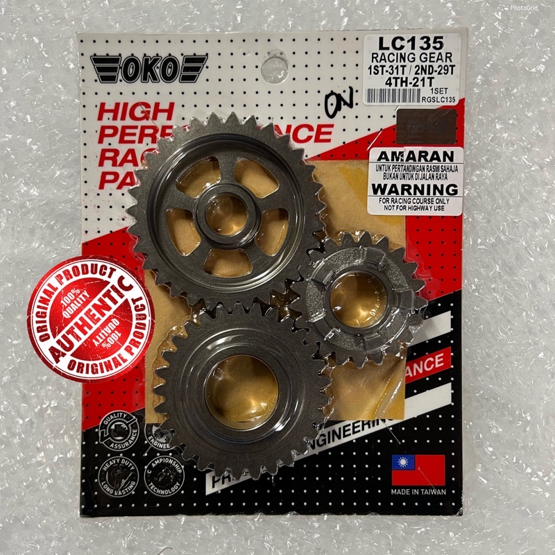 LC135 GEAR BOX 1 2 4 OKO 4s racing GEARBOX 135LC