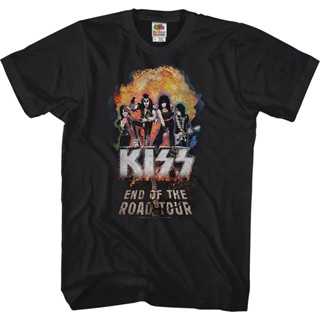 End Of The Road Tour KISS T-Shirt เสื้อเด็กหญิง เสื้อวินเทจชาย