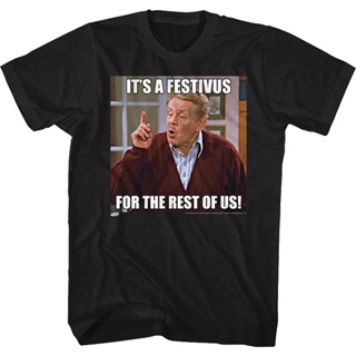 Festivus For The Rest Of Us Seinfeld T-Shirt เสื้อยืดคอกลม เสื้อทหาร เสื้อสาวอวบ