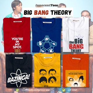 เสื้อยืด[INNOCENTTEES] BIG BANG THEORY TSHIRT II TV SERIES TSHIRT II SMALL TO 2XL