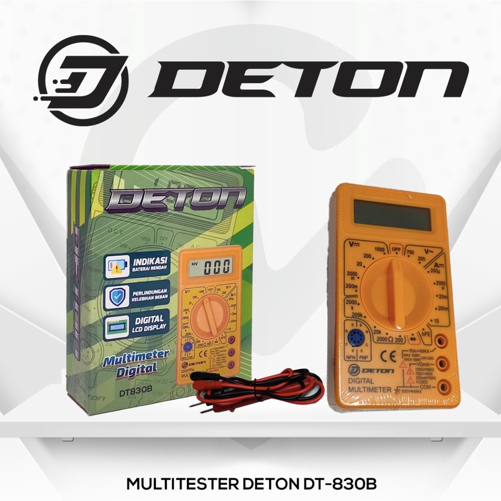Multi Tester Avometer Multimeter Digital DT-830B