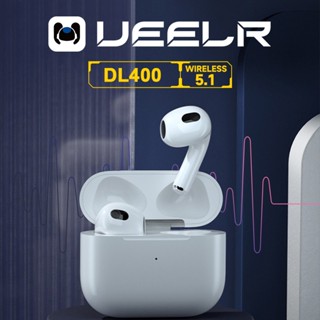 UEELR DL400 Bluetooth Headset ชุดหูฟังบลูทูธไร้สาย พร้อมกล่องชาร์จ รุ่น