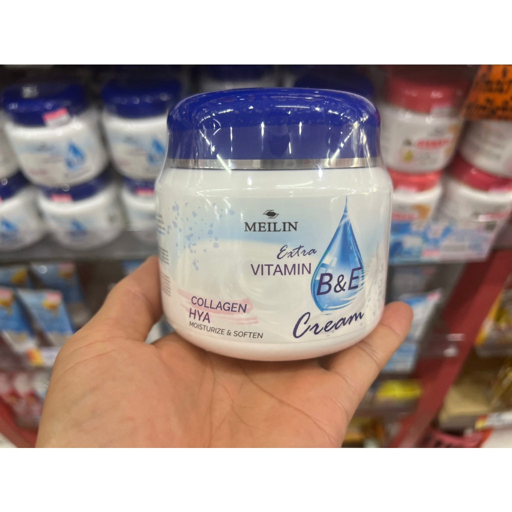 Meilin Vitamin B&E Cream Lotion 450g. ครีมบำรุงผิวสูตรเข้มข้นพิเศษเมลิน บี แอนด์ อี ครีม (450กรัม)