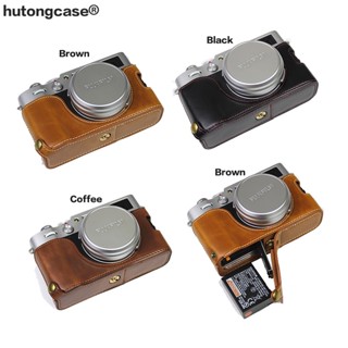 เคสกระเป๋าใส่กล้อง หนัง Pu สําหรับ Fujifilm X-H2S X-S10 X-E4 X100V XF10 X-T30 II X-T20 X-T4 X-T200 X-T3 X-T2 XT4 XS10 XT30II X-T100 XE3 X100S X100T X100F
