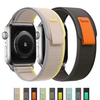 สายนาฬิกาข้อมือไนล่อน สําหรับ Iwatch band 49 มม. 44 มม. 40 มม. 45 มม. 41 มม. 42 มม. 38 มม. iWatch Ultra series 7 6 5 3 se 8