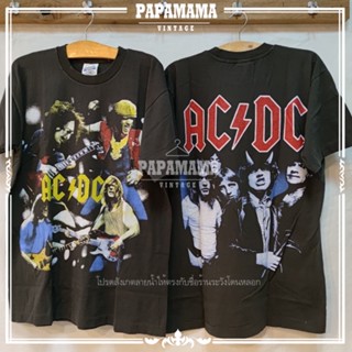 [ ACDC ] The Original Booteg เสื้อร๊อค เสื้อวง เสื้อวินเทจ papamama vintage shirt