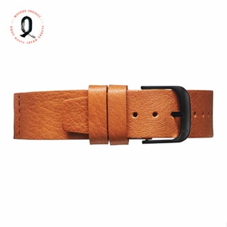 KNOT | สายนาฬิกาข้อมือ Tochigi leather Straight shape ของแท้ (ผลิตในประเทศญี่ปุ่น ) Made in Japan รุ่น ST1-18BRBK