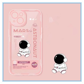 เคสมือถือ iphone 12 pro max เคสโทรศัพท์มือถือ ลายนักบินอวกาศ สําหรับ Compatible For IPhone 14 13 Pro Max 12 Pro Max 12 13 Mini 11 Pro Max XS Max XR XS Max X 7  ไอโฟน14 pro max