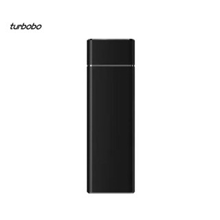 Turbobo อุปกรณ์จัดเก็บข้อมูลฮาร์ดดิสก์ Type-C External SSD กันน้ํา กันกระแทก สําหรับคอมพิวเตอร์ 1 ชุด