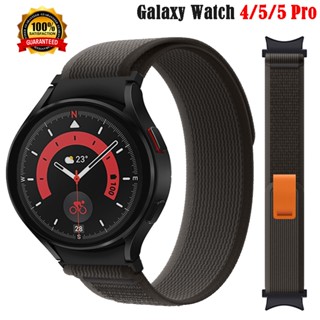 สายนาฬิกาข้อมือยางไนล่อน แบบนิ่ม 45 มม. 40 มม. 44 มม. 42 มม. 46 มม. สําหรับ Samsung Galalxy Watch 4 5 Pro