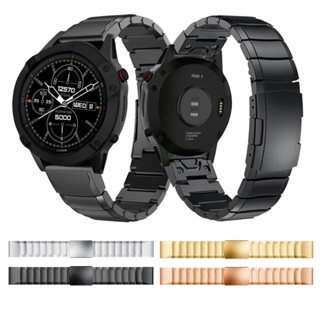 สายนาฬิกาข้อมือ สเตนเลส โลหะ 26 มม. 22 มม. สําหรับ Garmin Marq Gen2 Enduro 2 Forerunner 965 955 945 935