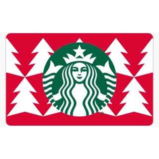 บัตร Starbucks® ลาย Christmas Siren Logo (2022) / บัตร Starbucks® (บัตรของขวัญ / บัตรใช้แทนเงินสด)