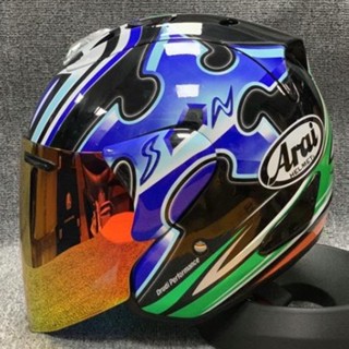 หมวกกันน็อค แบบครึ่งใบ ARAI RAM-5 SZ 3/4 สําหรับขี่รถจักรยานยนต์