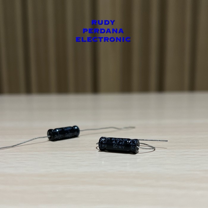 ตัวเก็บประจุ ELCO ELKO 4.7UF 50V 4.7 UF 50 VOLT NP NON POLAR