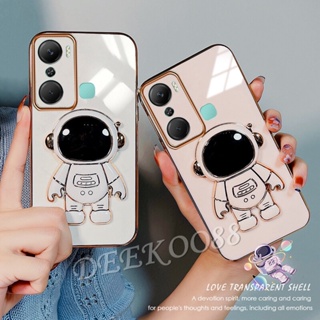 เคสโทรศัพท์มือถือ ลายนักบินอวกาศน่ารัก มีขาตั้ง สําหรับ Infinix Hot 12 Play 12i Hot12 Hot12Play