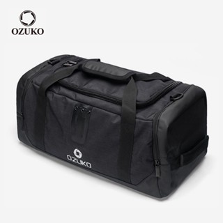 ⊙OZUKO Large Capacity Men Travel Duffle Bag Waterproof Oxford Luggage Handbags