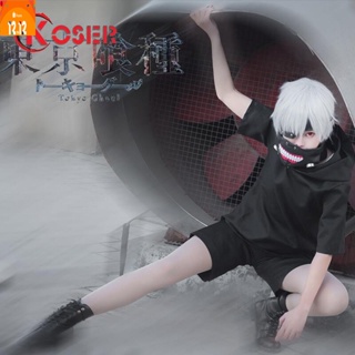 ❡●เสื้อแจ็กเก็ตคอสเพลย์ Tokyo ghoul kaneki Ken สีดํา สไตล์ญี่ปุ่น