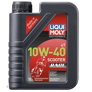 [AMS9R1000ลด130] LIQUI MOLY Scooter Race Fully Synthetic 100% 4T 10W-40