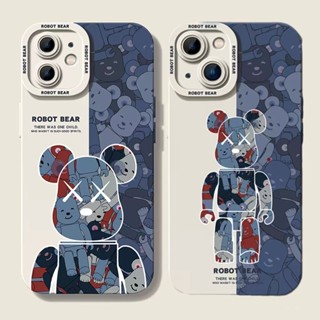 เคสโทรศัพท์มือถือ กันกระแทกสี่มุม ลายหมีโหด สําหรับ iPhone 14 14pro 14Plus 14prm 13 13pro 13prm 11 7Plus 8Plus Xr XS 12 Pro Max