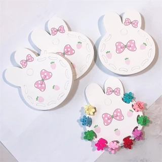 💗พร้อมส่ง💗แผงกิ๊บ แป้นกระดาษติดกิ๊บ 50 แผ่น