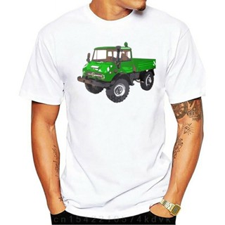 เสื้อยืดผ้าฝ้ายพิมพ์ลายขายดี เสื้อยืดแขนสั้น พิมพ์ลาย Unimog สีเขียว สําหรับผู้ชาย และผู้หญิง 2022