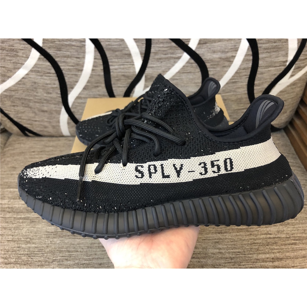 Pk Perfect Yeezy Boost 350 V2 Core “Oreo Black/White” BY1604 รองเท้าผ้าใบ