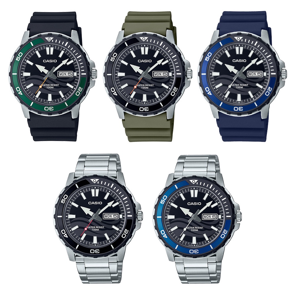 2290 บาท Casio Standard นาฬิกาข้อมือผู้ชาย รุ่น MTD-125,MTD-125D (MTD-125-1A,MTD-125-3A,MTD-125-2A,MTD-125D-1A1,MTD-125D-1A2) Watches