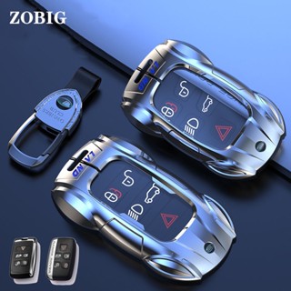 ZOBIG Zinc Alloy Metal Smart Key Case Cover Shell for Land Rover Key Fob Case Shell for Range Rover Sport Dsicovery LR4