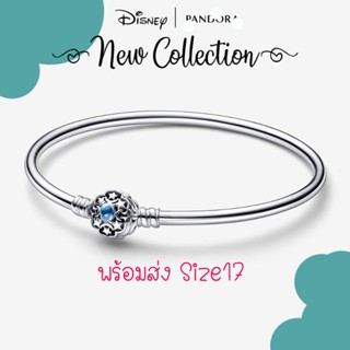 Pandora silver bangle New collection กำไลจัสมิน ดาว&amp;พระจันทร์