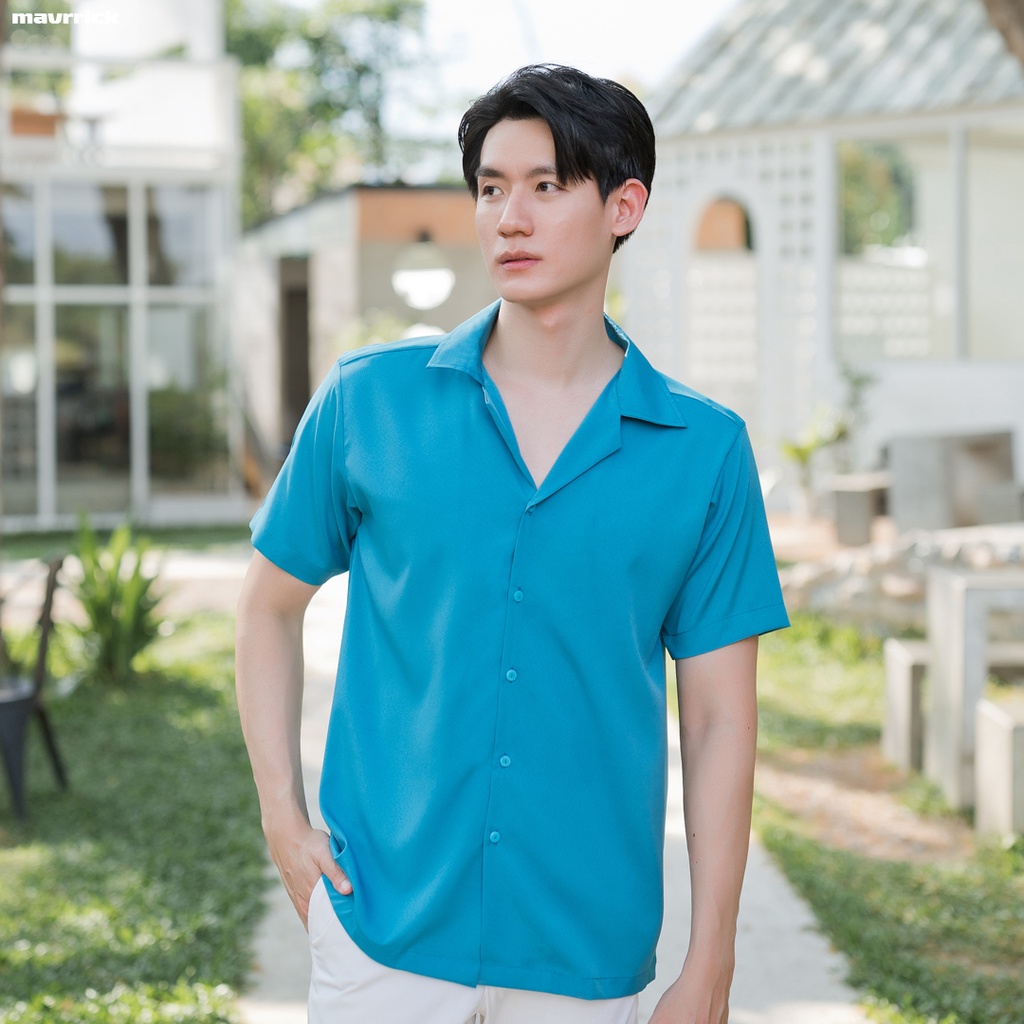 MAVRRICK-มาริค ยอดขาย No.1 สุดยอดเสื้อเชิ้ต-ฮาวาย ยับยาก (แขนสั้น)