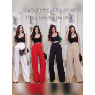 #COTTON CANDY 🍭 City korea pants กางเกงขายาวรุ่น 4สี