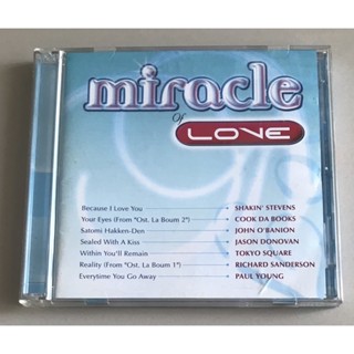 ซีดีเพลง ของแท้ ลิขสิทธิ์ มือ 2 สภาพดี...ราคา 229 บาท รวมศิลปิน อัลบั้ม "Miracle Of Love" (2 CD)