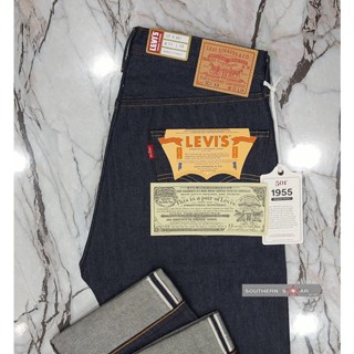 กางเกงยีนส์ริมแดง LEVIS Big E 501xx 1955 ของแท้ MADE IN JAPAN กระดุม เป๊กหลัง ป้ายปะเก็น ขากระบอก (RL) (LN)