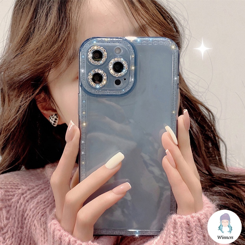 หรูหราเงาG Litterเพชรเคสโทรศัพท์เข้ากันได้สําหรับIPhone 16 15 14 13 12 11 Pro Max X XR 8 7 Plus SmoothบางกันกระแทกClear Soft TPUปกหลัง ราคา ถูกที่สุด ดีลบีเคเค แกลเลอรีภาพที่ 6