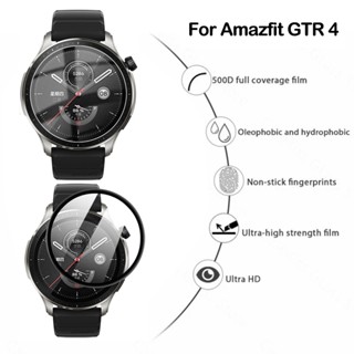 กระจกนิรภัยและป้องกันหน้าจอ PMMA สําหรับ Huami Amazfit GTR4 GTR 4 ป้องกันรอยขีดข่วน