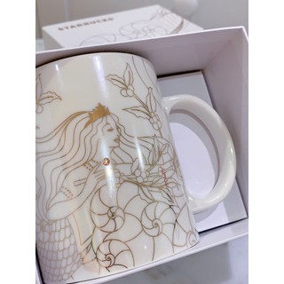 Starbucks Mug Siren Anniversary Taiwan 🇹🇼 355 ml แก้วสตาร์บัค ไต้หวัน ของแท้ ขนาด 355 ml