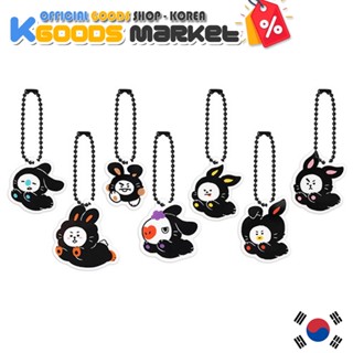 BT21 Black Rabbit Acrylic Keyring Monopoly Office Goods