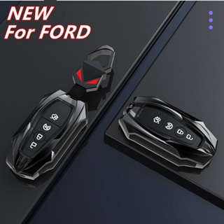 Car Zinc Alloy Key Case Holder Chain For Ford Mondeo Explorer Edge Expedition F-450 F-350 F150 Fusion Mustang Everest 20