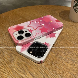 เคสโทรศัพท์มือถือ แบบแข็ง ลายดอกกุหลาบ ดาว สีแดง รวมทุกอย่าง สําหรับ Apple Iphone 14promax 13 12 11