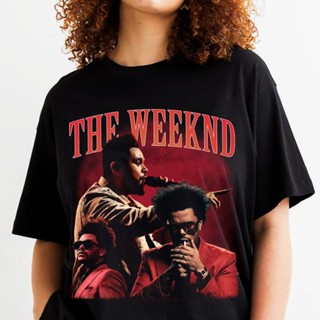 The Weeknd T The Weekend Tour Merch Dawn Fm 90S After Hours Til Dawn Tour Merch สไตล์วินเทจเรโทร