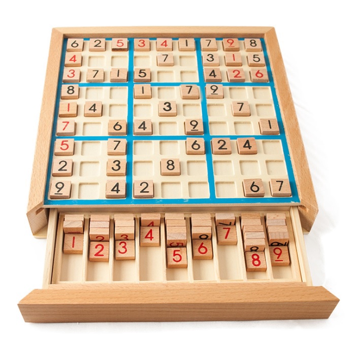 [Super_Chess] ซูโดกุไม้ 9x9 ช่อง (ลิ้นชัก) Sudoku Wood (สินค้าพร้อมส่งจากไทยค่ะ)