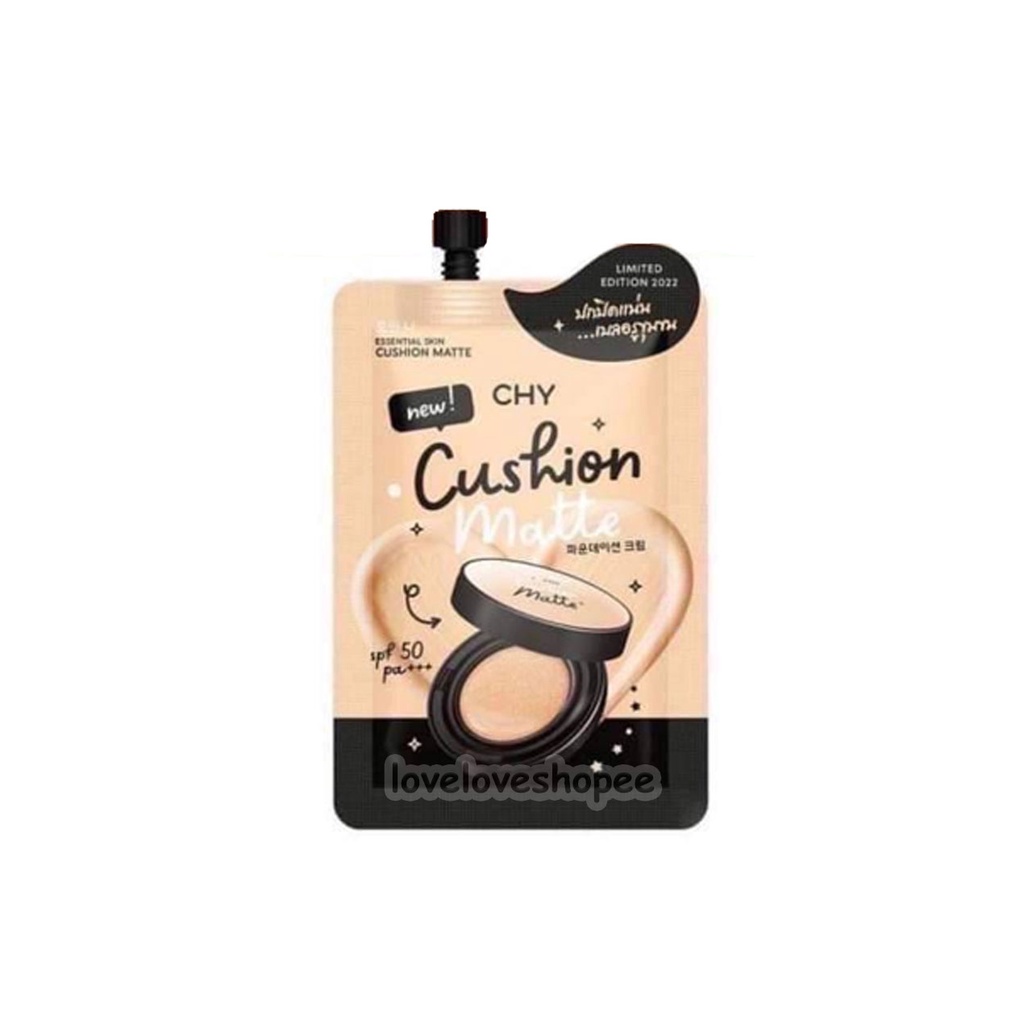 CHY คุชชั่นโฮยอน แพท ณปภา ปกปิดคุมมันx2 Cushion matte ซองละ7ml. คุชชั่น โฮยอน