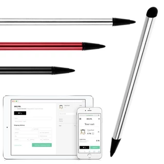 [ขายดี] [ขายดี] ปากกาสไตลัสทัชสกรีน แบบ Capacitive สําหรับแท็บเล็ต IPad Samsung โทรศัพท์ PC
