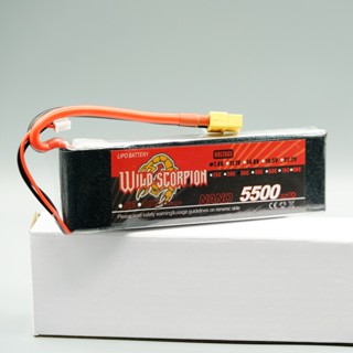 Lipo Wild Scopion 5500mAh 7.4V 35C  (XT60Plug)