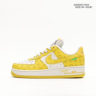 Nike Air Force 1 Low 。。3 รองเท้าวิ่งสบายแท้จริงรับประกันคุณภาพของฤดูใบไม้ร่วง003