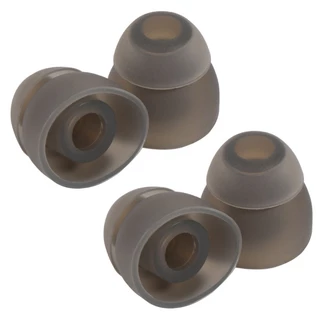 Stedy Replacement Double Flange Ear Tips Earbuds แผ่นซิลิโคนสําหรับหูฟัง In-Ear Hole 4 5 มม.