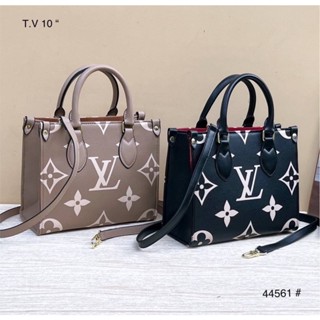 Louis Vuitton onthego 10 นิ้ว กระเป๋าแบรนด์เนม กระเป๋าถือ กระเป๋าสะพายไหล่ กระเป๋าผู้หญิง